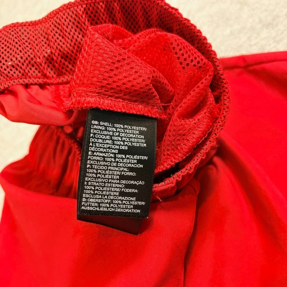 The North Face Shorts Boys XL 18/20 Red Blue Colorblock Mesh Lined Logo